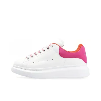 Alexander McQueen Oversized Low Top Sneakers 'White Rose Pink' Women's