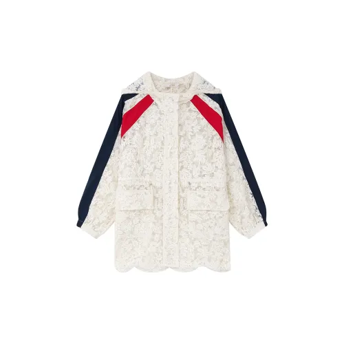 ELF SACK Jackets Women's Lace Off White