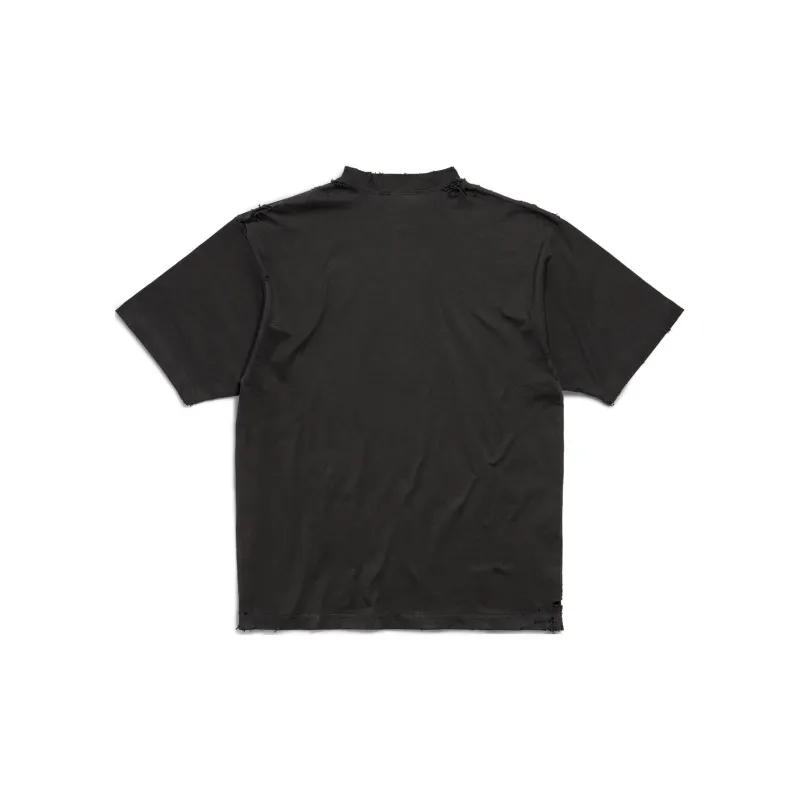 Balenciaga T Shirt Regular Fit Unisex Black-1