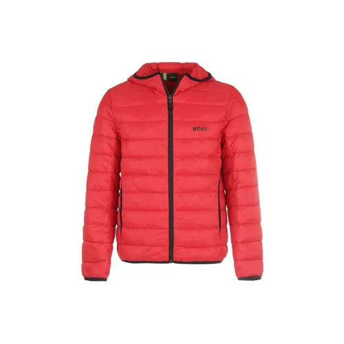 HUGO BOSS Puffer Jackets Men Red