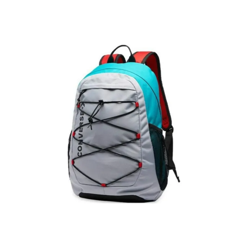 Converse Polyester Backpack Regular Unisex Gray Blue-1