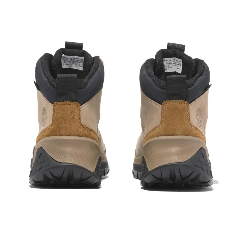 Timberland Slip Resistant Water Resistant Mid Top Outdoor Shoes Men's Beige-3