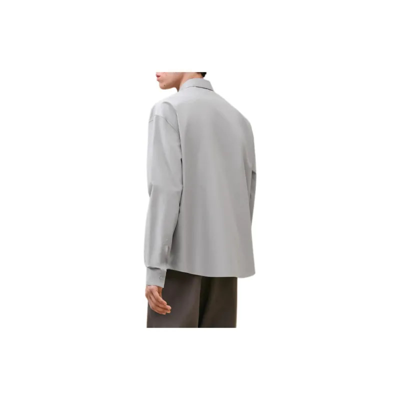 HERMES Shirts Men Flint Gray-1