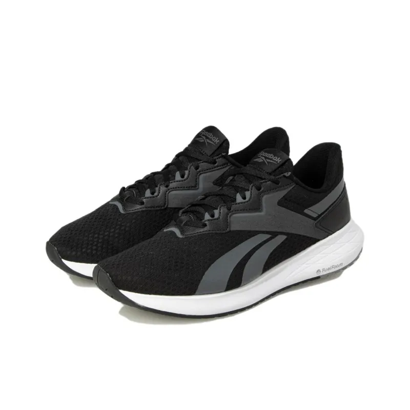 Reebok Energen Plus 2 Anti Slip Wear Resistant Low Top Casual Running Shoes Men's Black White-3