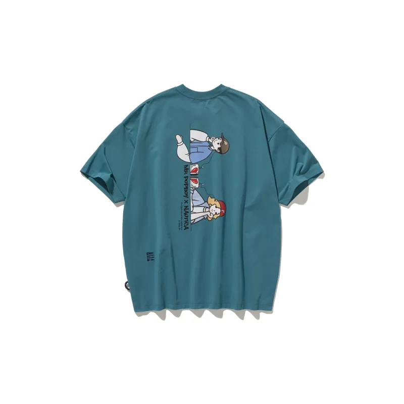 Nautica White Sail Nautica White Sail X POPBOY T Shirts Unisex-7
