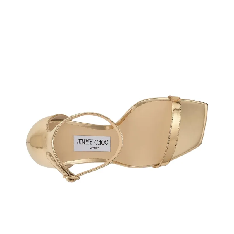 Jimmy Choo Alva 85mm Metallic Sandals-4