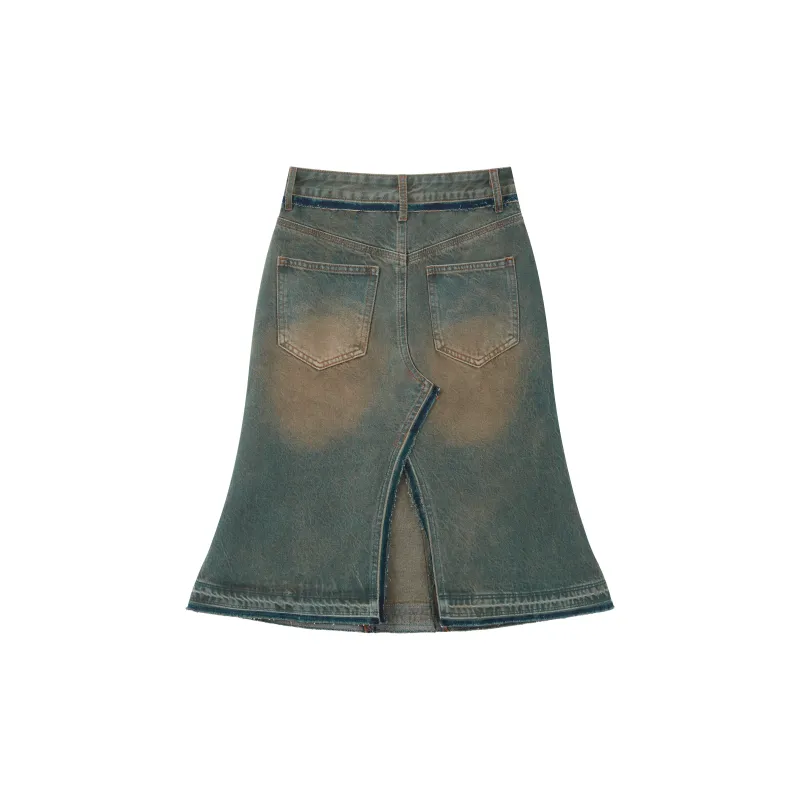 RUNTOTHEFUTURE Denim Long Skirts Women's-1