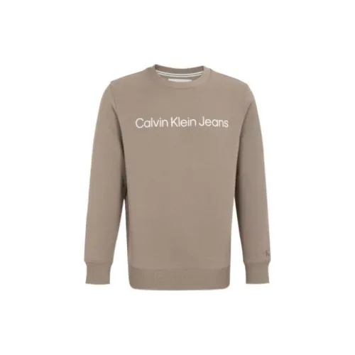 Calvin Klein Sweatshirts Men Khaki