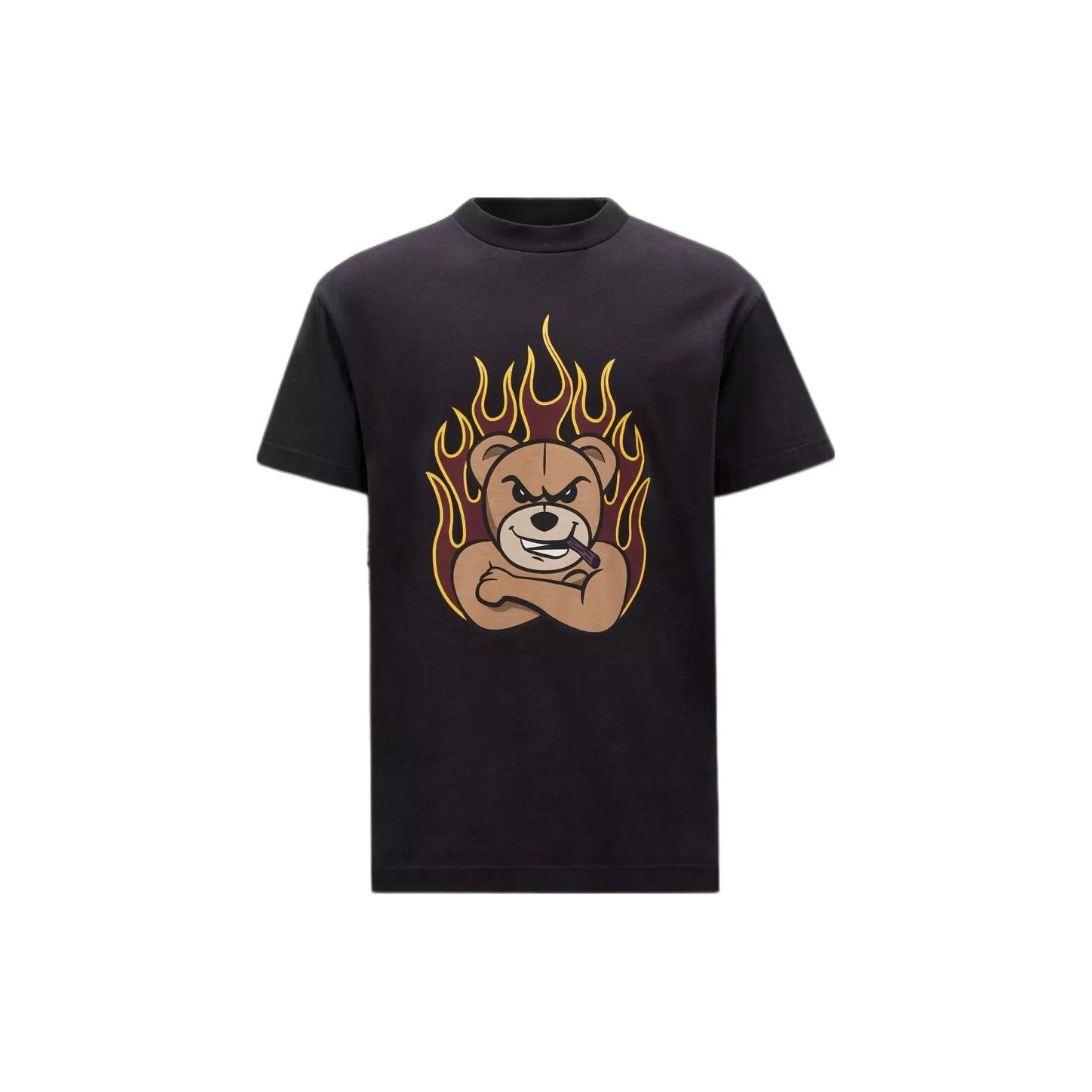 関税込☆MONCLER GENIUS × PALM ANGロゴプリントTシャツ878 MONCLER GENIUS 8 PALM ANGELS 2024/25秋冬 プリント入りTシャツ