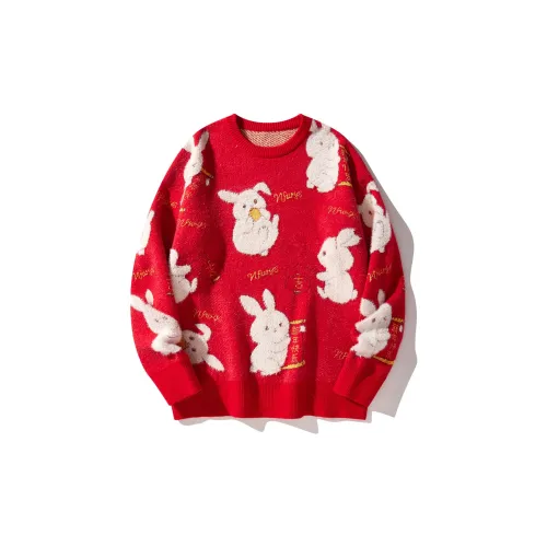 NFWYS Sweaters Unisex China Red