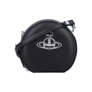 Vivienne Westwood Orb Plaque Mini Round Crossbody Bag