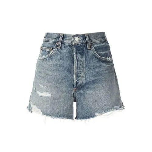 AGOLDE Denim Shorts Women's Blue