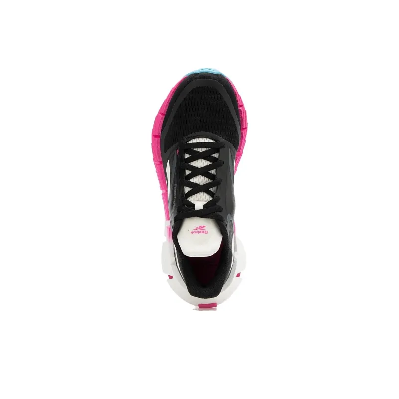 Reebok FLOATZIG 1 Anti Slip Wear Resistant Low Top Casual Running Shoes Unisex Black Pink White-4
