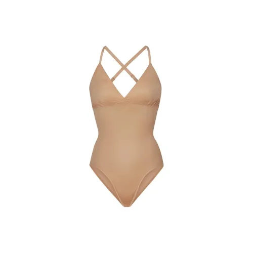 Skims One-Piece Swimsuits Women's Skin Clay