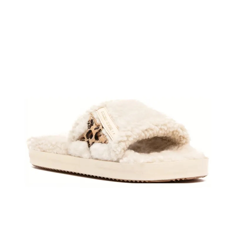 Golden Goose Slide Slippers Women's Ecru-1