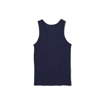 UNIQLO Tank Top Unisex Navy Blue