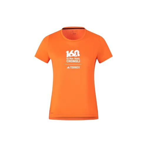 Adidas Terrex T-Shirts Women's Semi-Impact Orange