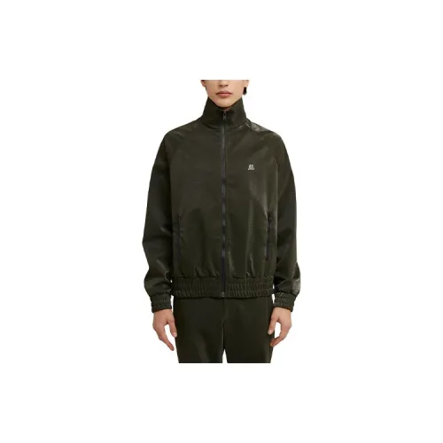 MSGM Jackets Men Olive Green