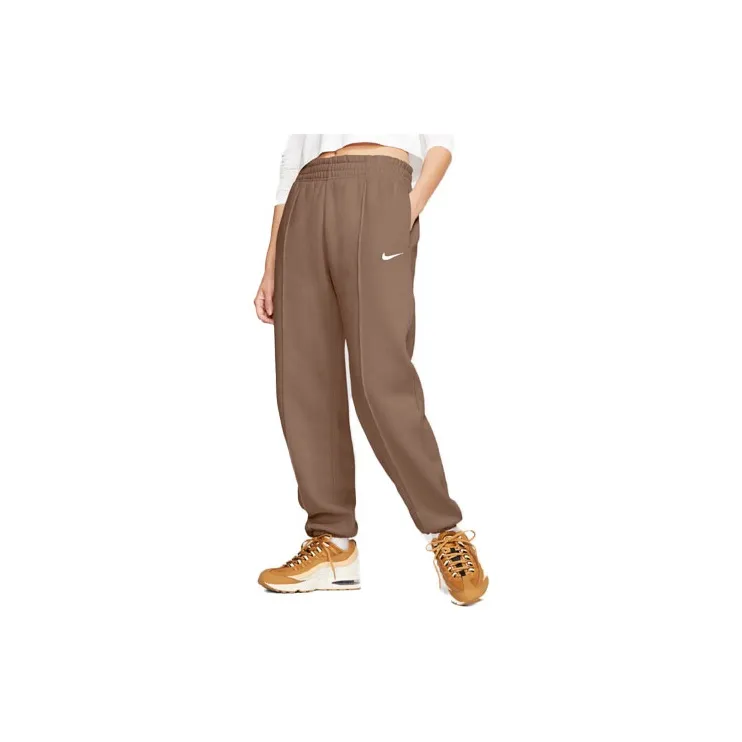 Nike Sportswear Essentials Series Knitted Sweatpants Women's Antique Brown-3