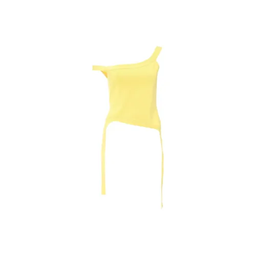 JW Anderson Tank Tops Women's Yellow