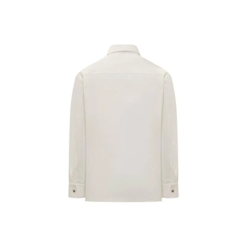 JIL SANDER Long Sleeved Zip Up Shirt-1