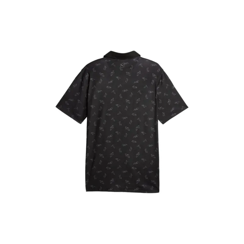 PUMA Golf Polo Shirts Men Black-1