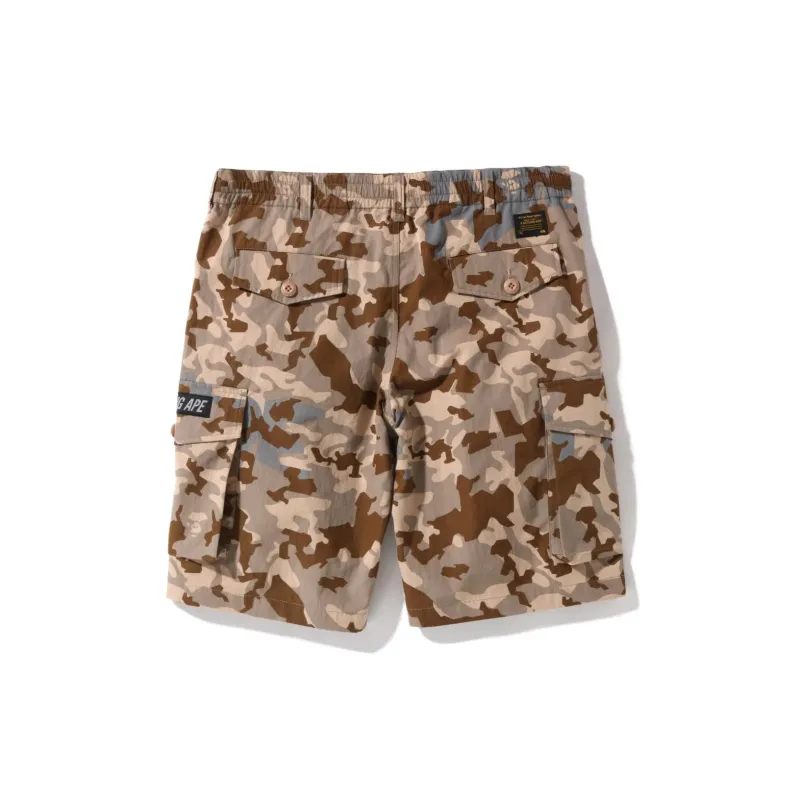 Bape Sand Camo Multi Pocket Wide Fit Shorts-3