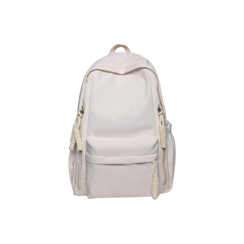 BAODIDAISHU Nylon Fabric Backpack Regular Unisex Burgundy/Black/White/Yellow/Violet-8