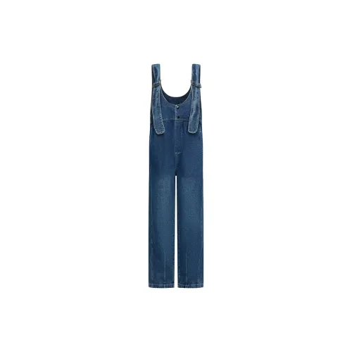 Youppiestaywithme Overalls Women's Vintage Blue