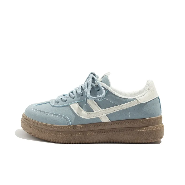 MEAKKEA Wear-resistant And Lightweight Low-Top Skateboard Shoes Women's-4