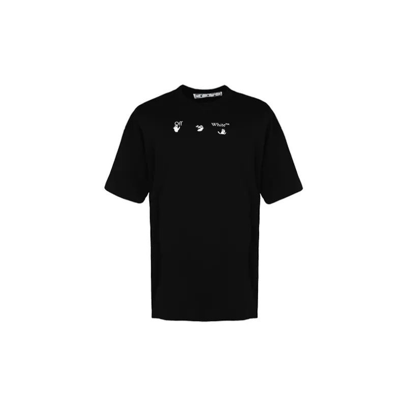 OFF WHITE SS21 T Shirt Loose Fit Men's Black-1
