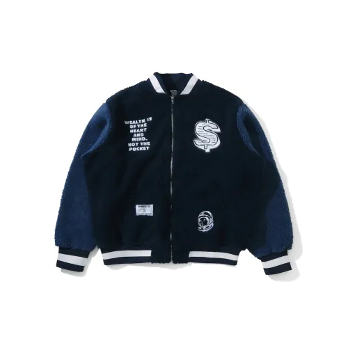 BILLIONAIRE BOYS CLUB Jackets Unisex Navy Blue