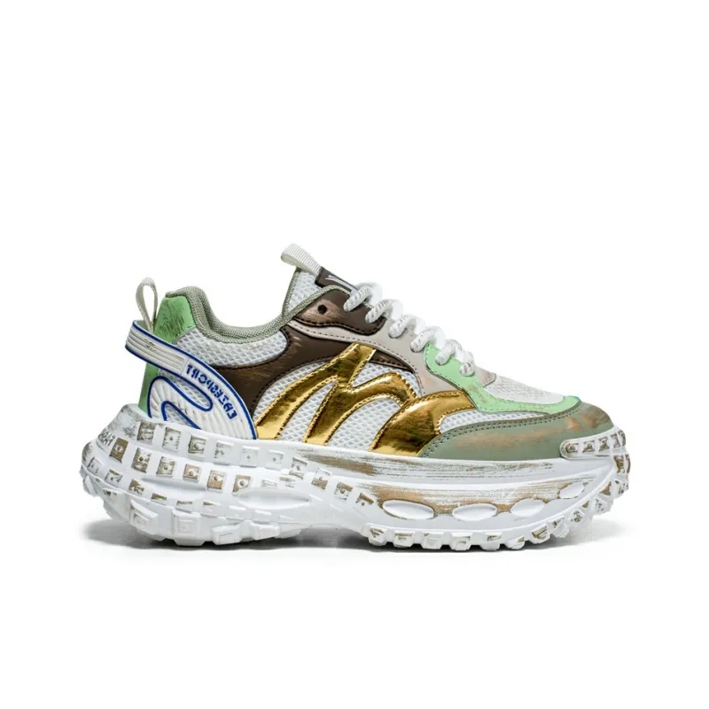 GNVA Breathable Low Top Chunky Sneakers Men's-1