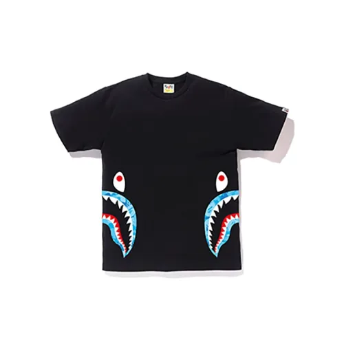 A BATHING APE Shark Series T-Shirts Unisex