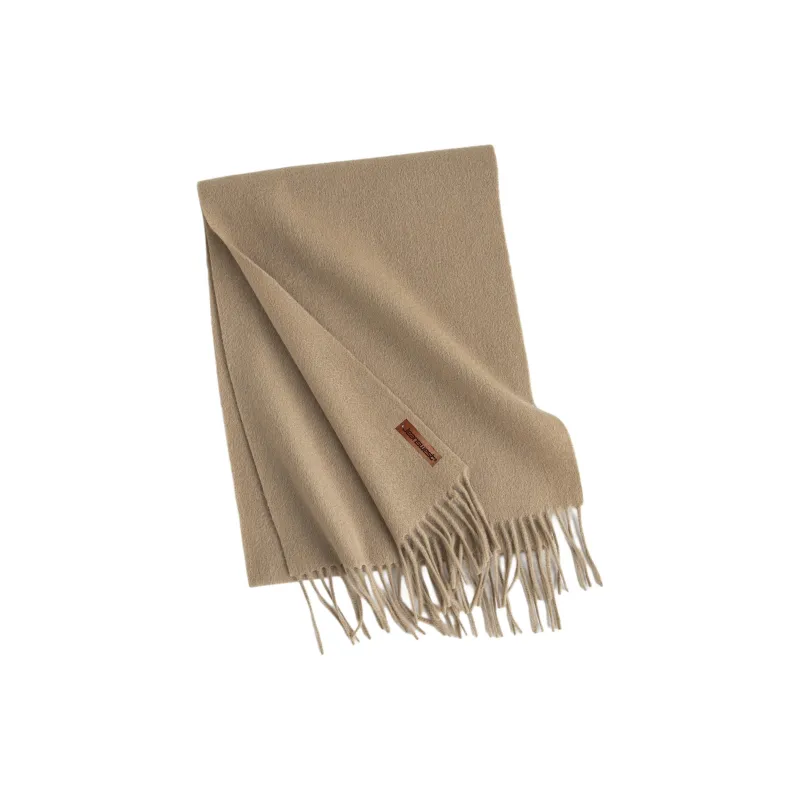 JEANSWEST Wool Blend Knit Scarves Unisex-12