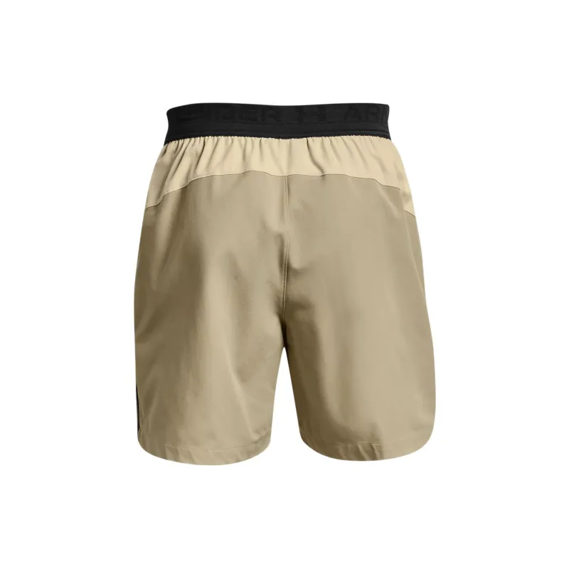 Under Armour Fitted Shorts Men's Limestone White-1