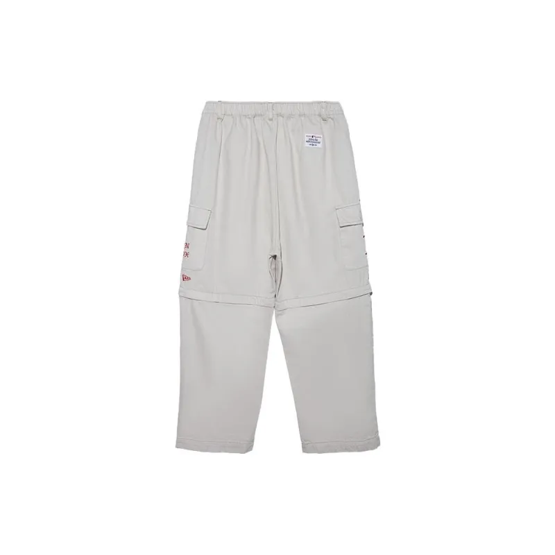 New Era Casual Pants Men White-1
