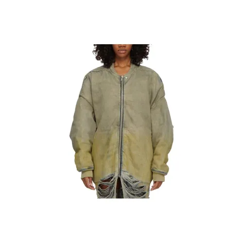 RICK OWENS Down Jackets Women's Acid Yellow Gradient