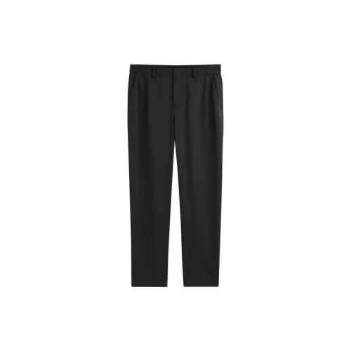 PEACEBIRD MEN Suit Trousers Men Black Straight Fit