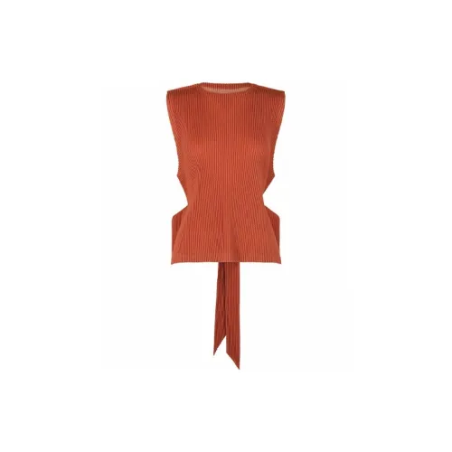 ISSEY MIYAKE Sleeveless Dresses Women's Brown