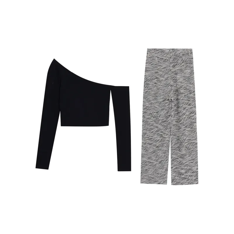 PZHK Casual Suits Women's-1