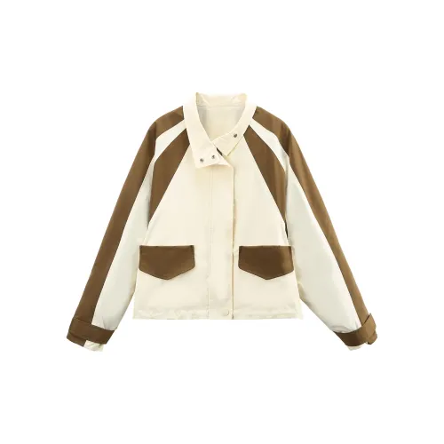 A paradise for awakening Jackets Women's Beige