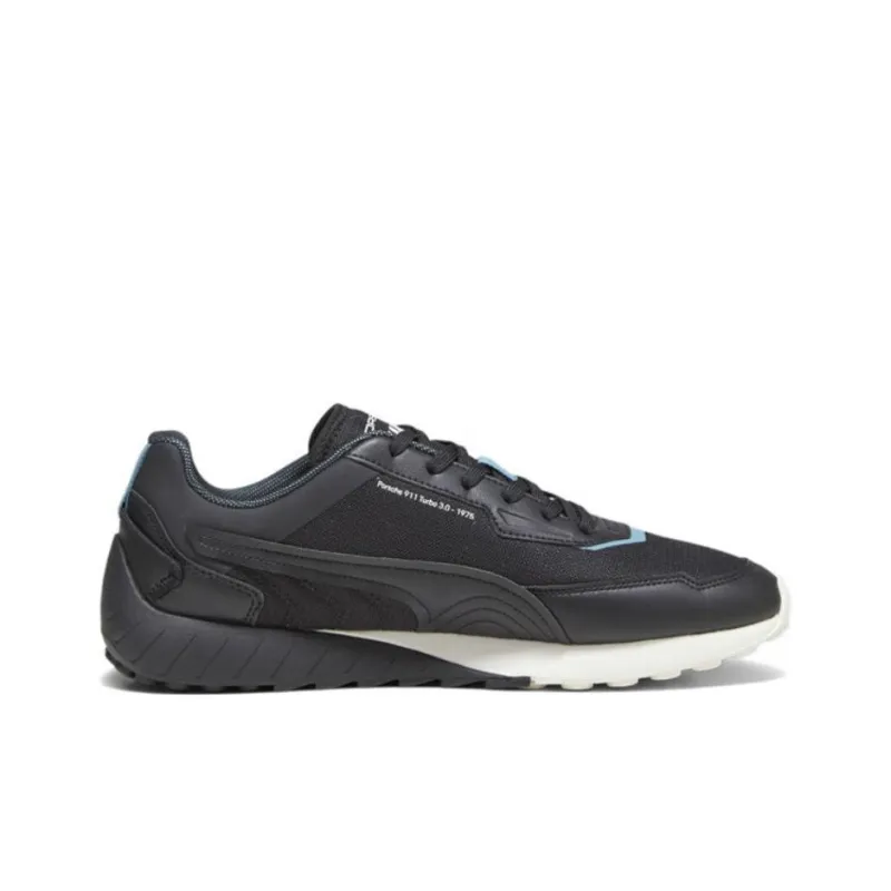 PUMA Porsche Legacy Speedfusion Anti Slip Wear Resistant Low Top Casual Shoes Unisex Black White-1