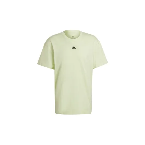 Adidas T-Shirts Men Light Green