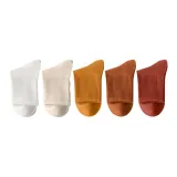 5 Pack (White+Beige+Ginger Yellow+Caramel+Brick Red)