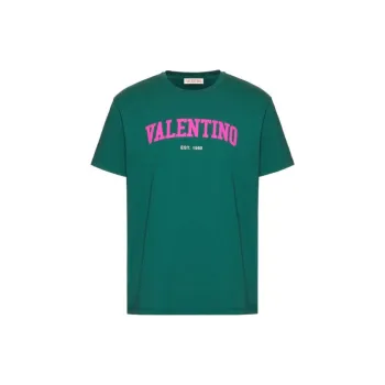 Valentino Logo Printed Crewneck T-Shirt