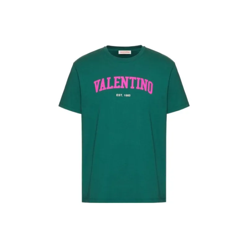 Valentino Logo Printed Crewneck T-Shirt-0