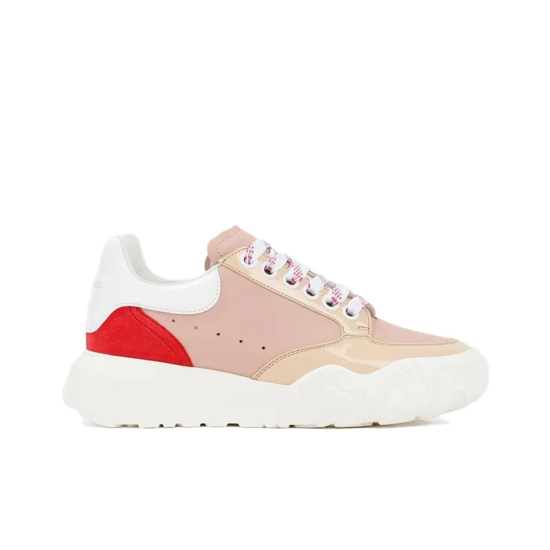 Alexander McQueen Court Trainer Slip Resistant Low Top Sports Casual Shoes Women's Multicolor-1