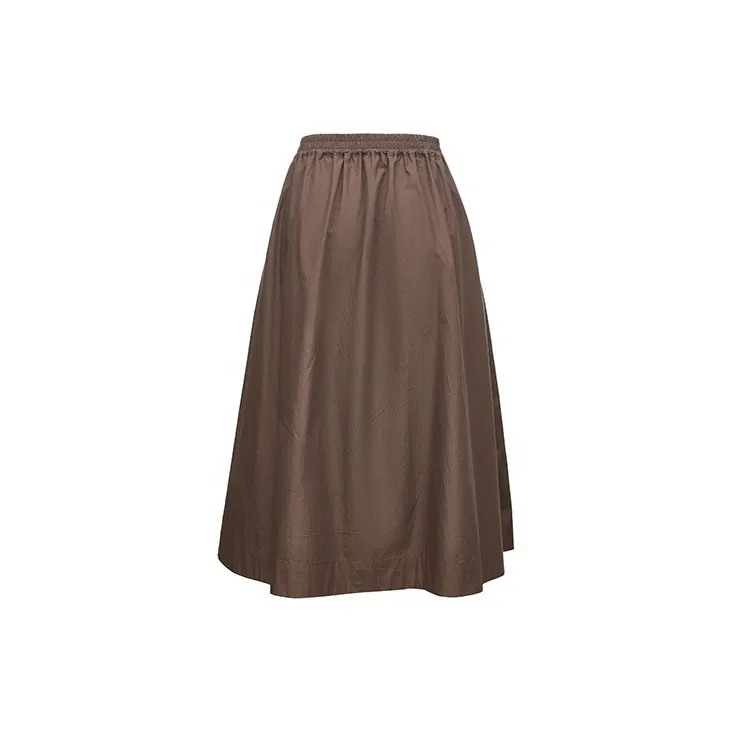 ONLY Casual Long Skirts Women's E09 Chocolate Brown-1