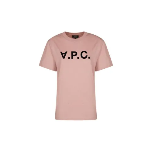 A.P.C T-Shirts Women's Pink